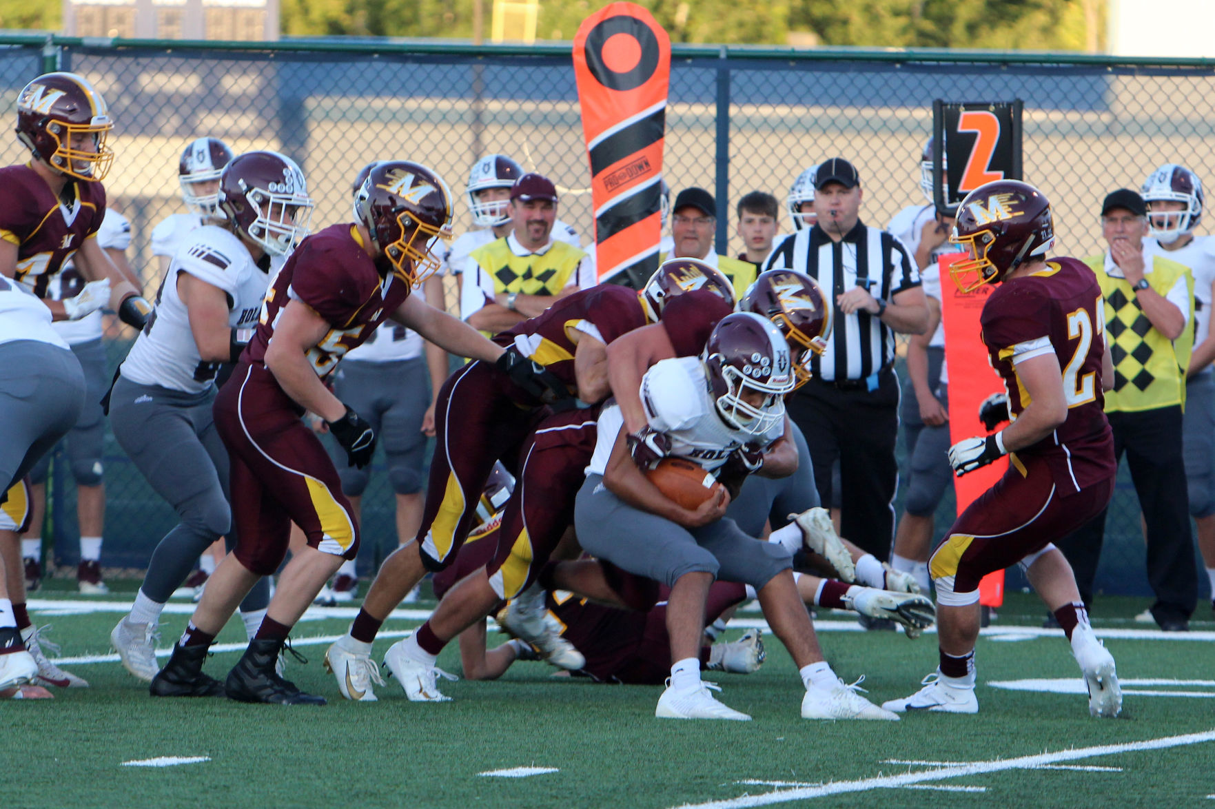 Holmen at Menomonie football 8-29-19